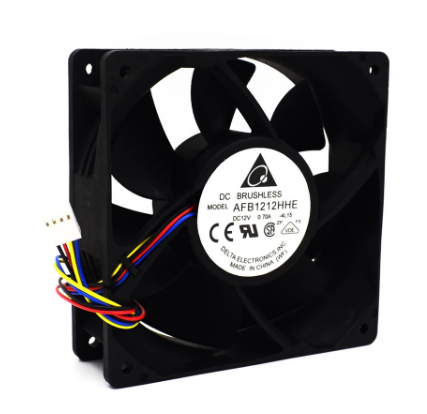 Original DELTA AFB1212HH Cooling Fan 12V 0.5A 3.96W 4wires AFB1212HH Fans